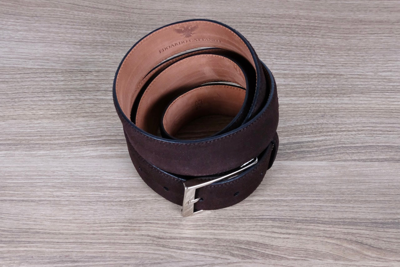 Belt Square Buckle Suede