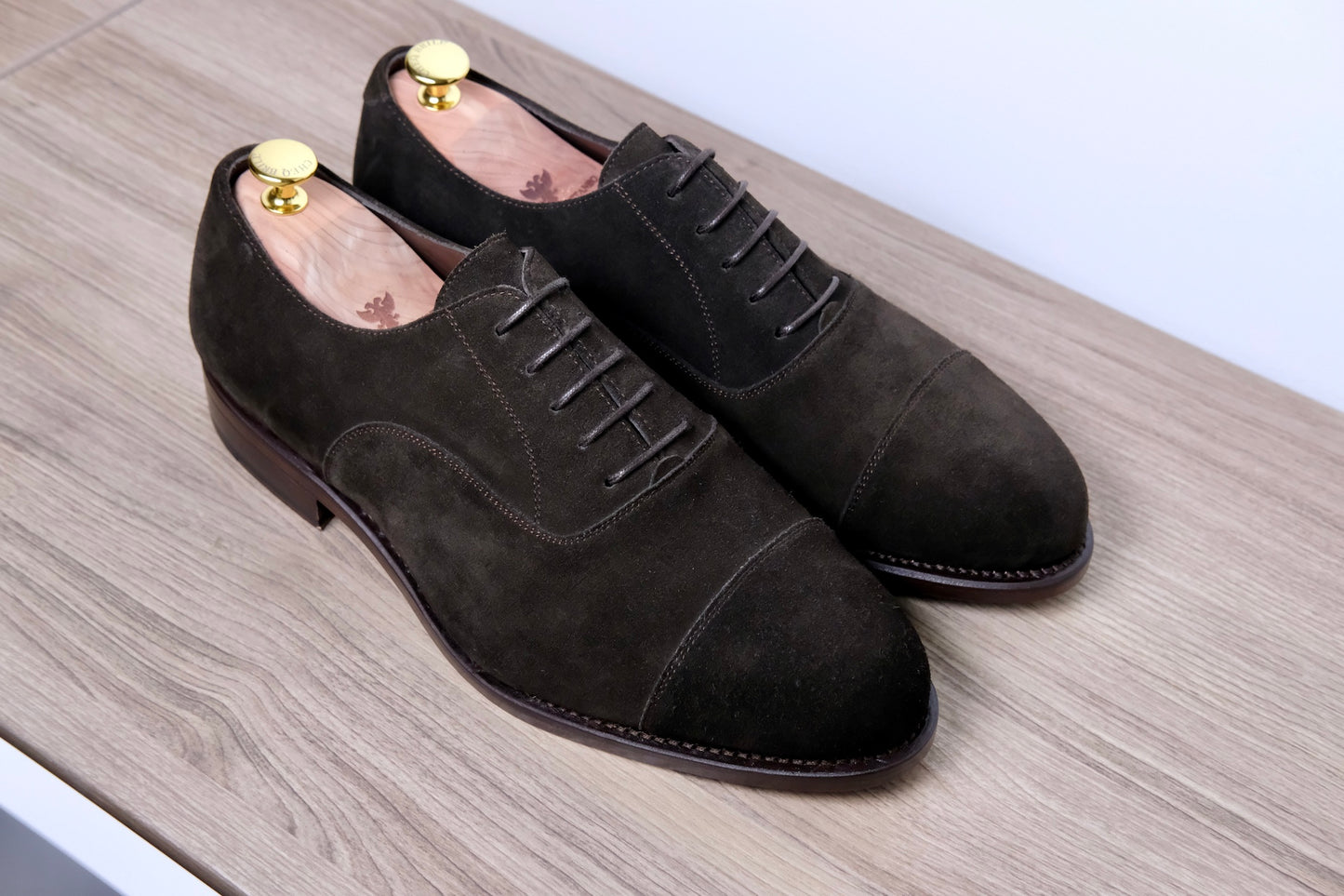 Classic Suede Oxford Cap Toe