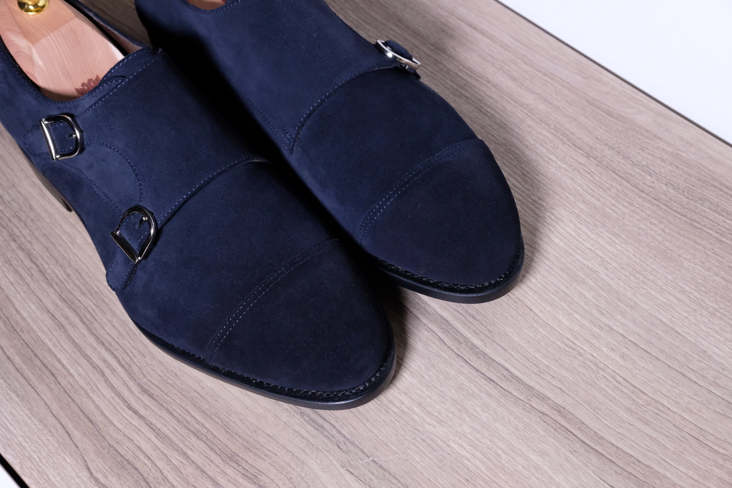 Classic Double Monk Suede