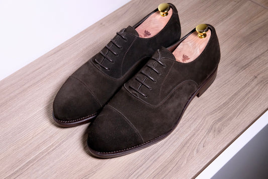 Classic Suede Oxford Cap Toe