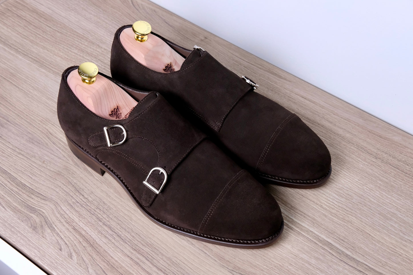 Classic Double Monk Suede