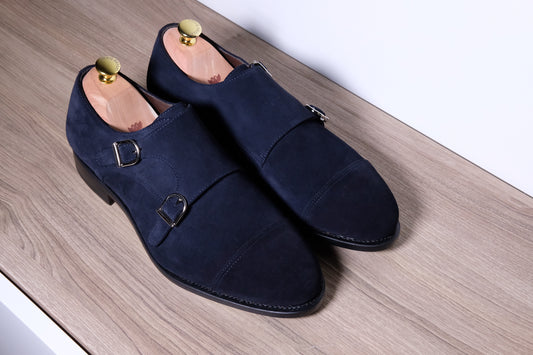 Classic Double Monk Suede