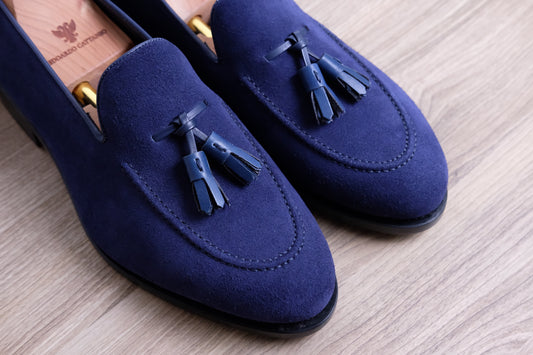 Classic Tassel Loafers Flex Suede