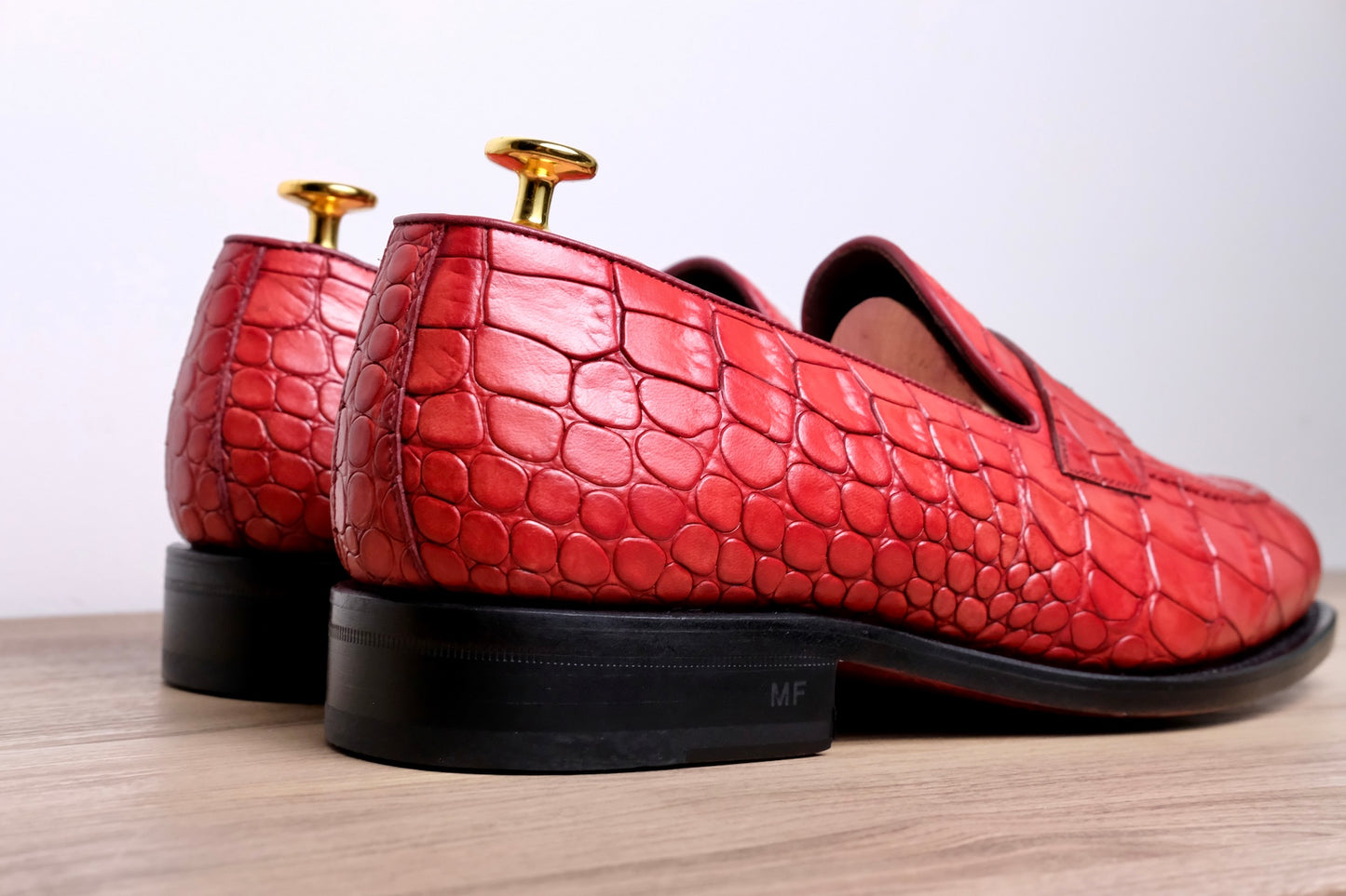 Classic Penny Loafers Printed Alligator